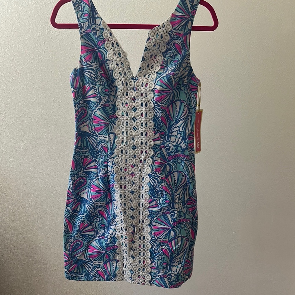 Lilly Pulitzer for Target Blue and Pink Dress Size 2
